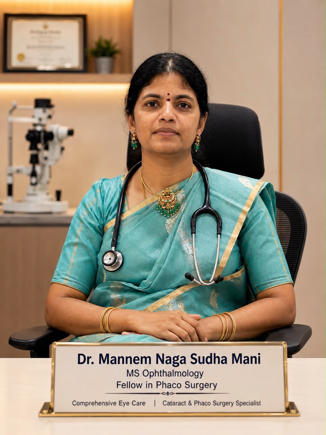 Dr. Mannem Naga Sudha Mani — Senior Consultant Ophthalmologist