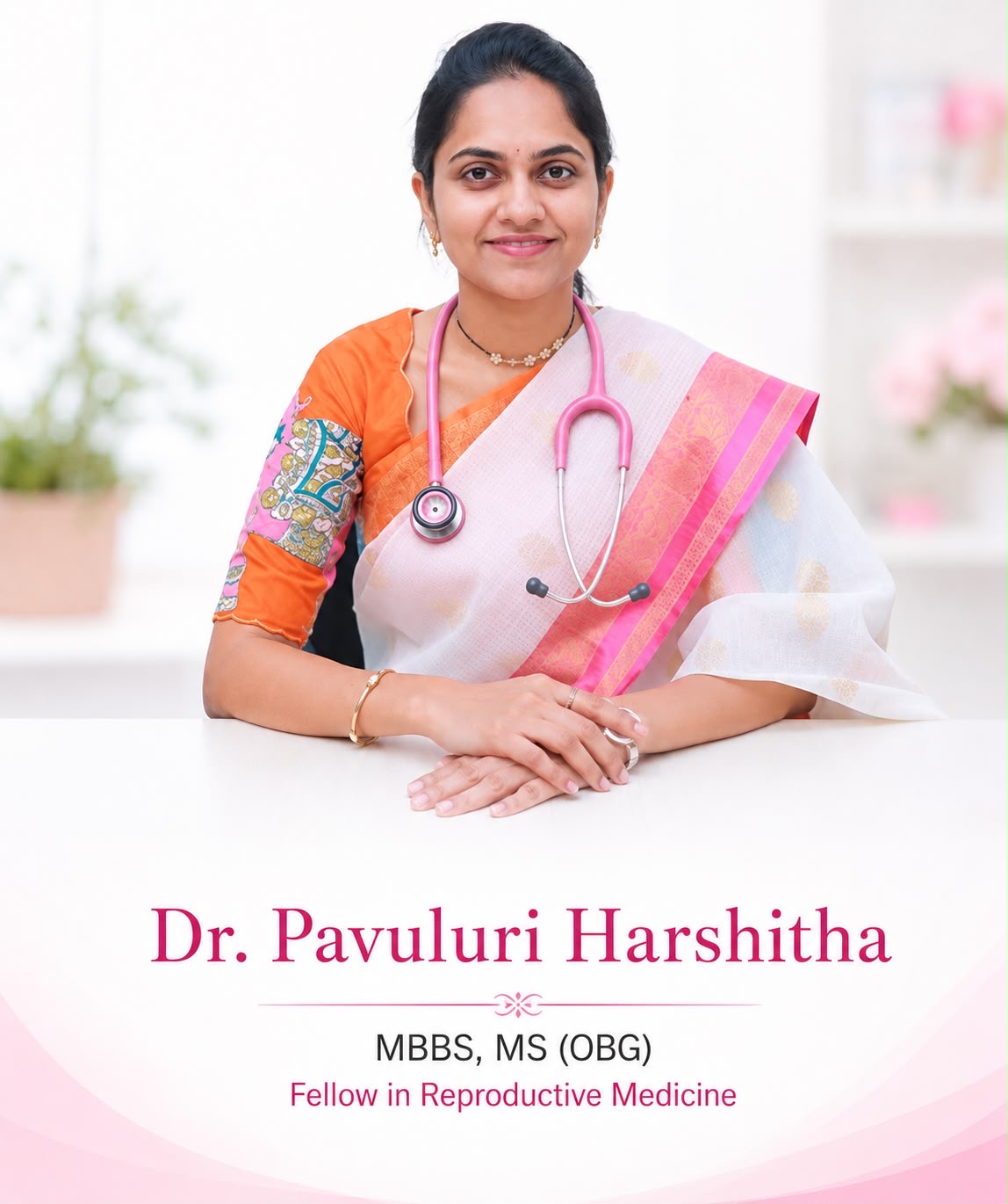 Dr. Pavuluri Harshitha — Consultant Obstetrician, Gynaecologist & Fertility Specialist